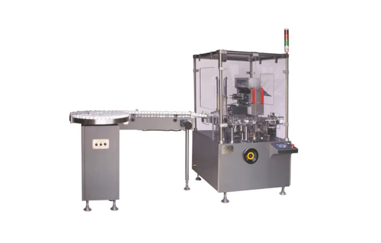 Vertical cartoning machine