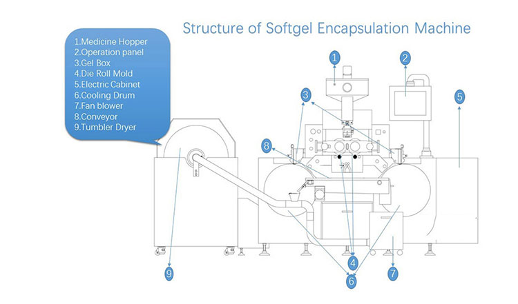 softgel-machine-structure