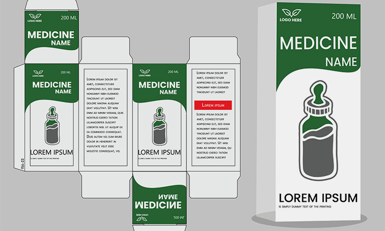 Bottle carton design-