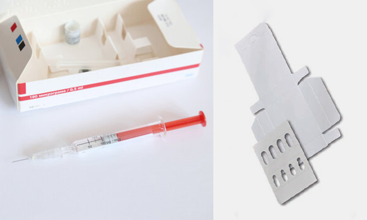 Pre-filled syringes carton design
