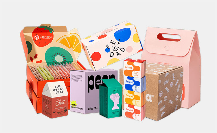 Different forms of carton packing