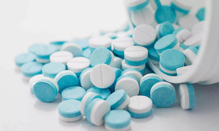 Finely compressed bi layer tablets