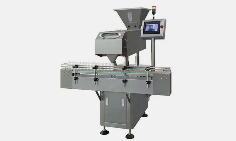 Gummy counting and packaging machine