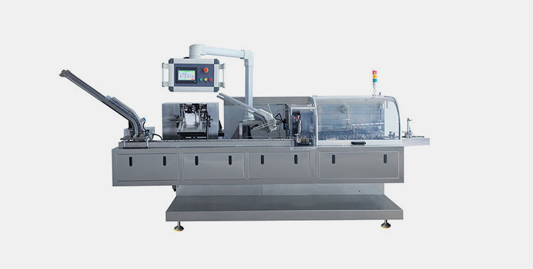 Horizontal bottle cartoning machine