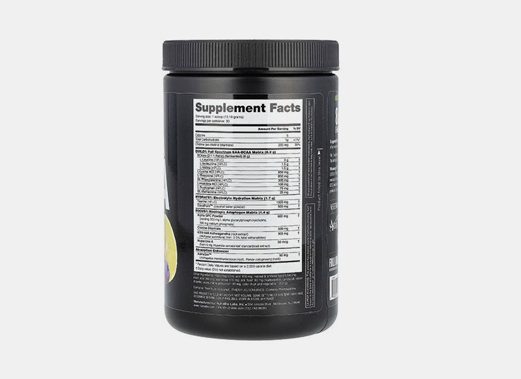 Ingredients in amino acid powder