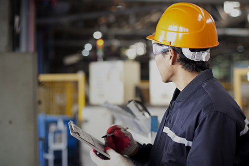 Inspection of whole machine