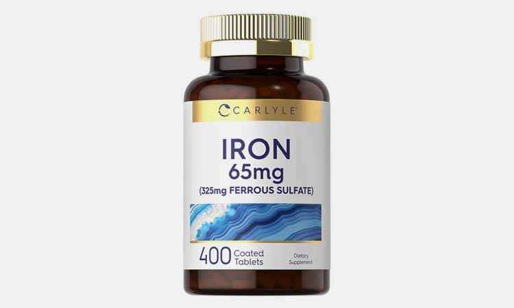 Iron coated tablets