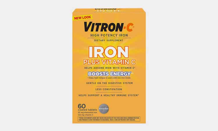 Iron plus vitamin tablets