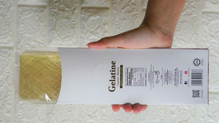 Master gelatin sheet preparation