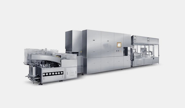 Sterile vial filling machine