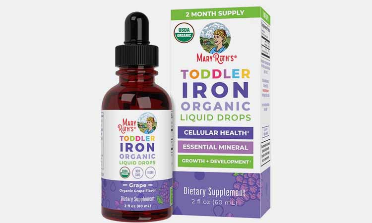 Toddler Iron organic liquid drops