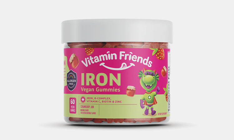 Vitamin Friends iron vegan gummies