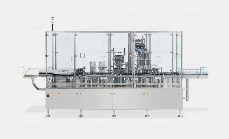 Lyophilized product vial filling machine