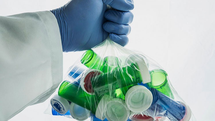 Medical plastic waste