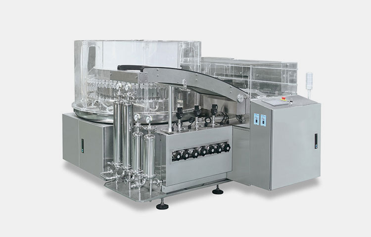 Ultrasonic vial washing machine