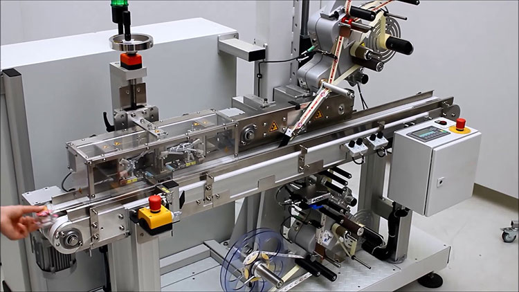 Well maintained labeling unit of cartoning machine