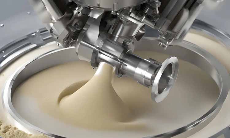 According to viscosity of material