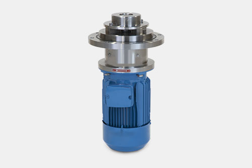 Bottom entry high shear mixers