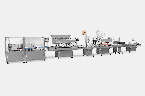 Counting and bottling machine