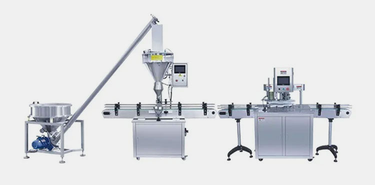 Inline milk powder filling machine