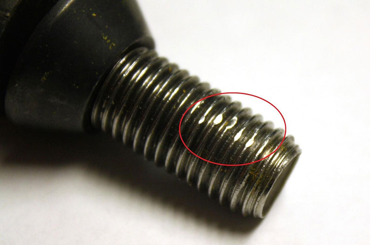 Inspect fasteners and worn-out parts