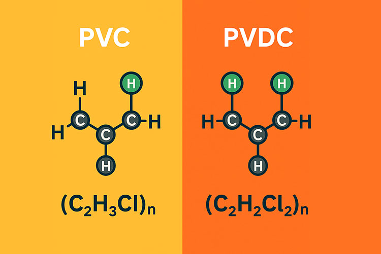 PVC and PVDC packaging