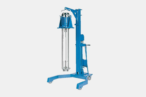Top entry high shear mixers