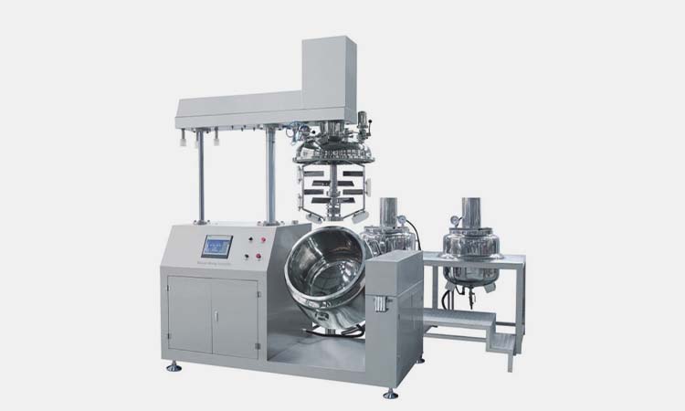 Vacuum homogenizing emulsifier