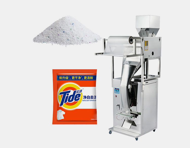 Weighting detergent powder filling machine