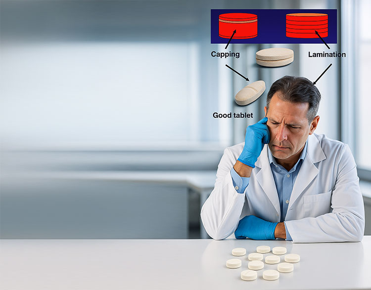 tablet capping and lamination