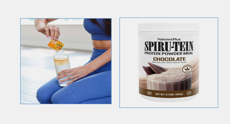 vitamin powder and protein powder