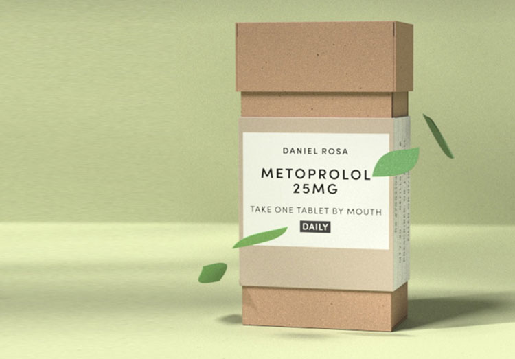 Paper Pill Bottle