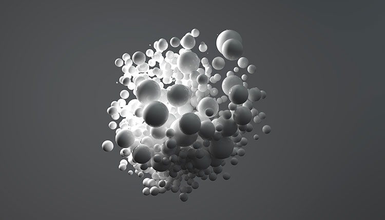 Particles size and binding