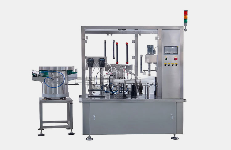 Rotary nasal spray filling machine
