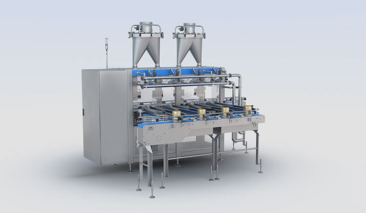 Vacuum powder filling machine