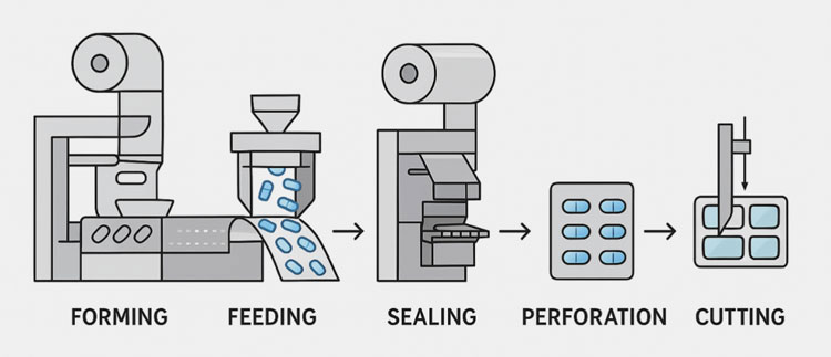 Blister Packaging Process Steps-1