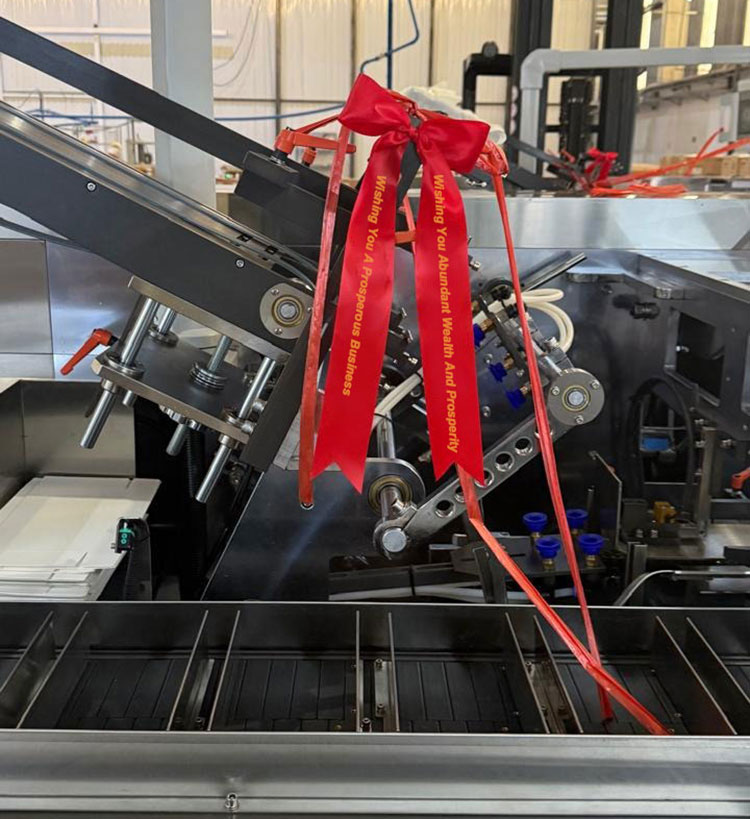 cartoning machine in Brazil customer site