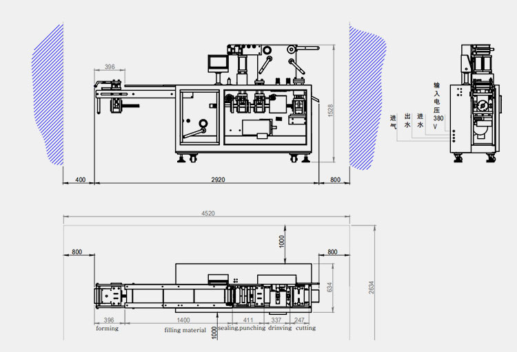 DPP-150 Blister packaging machine