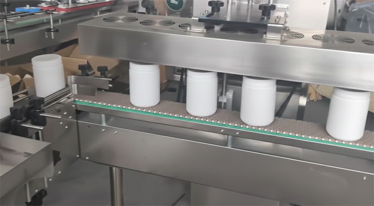 Induction sealing machine process