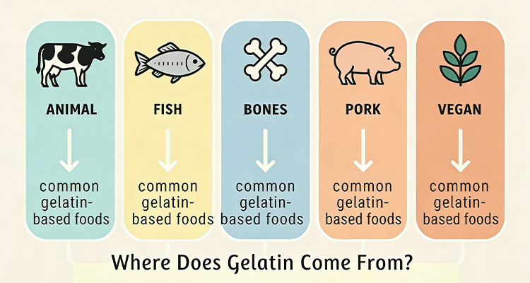 Animal Gelatin and Vegan Gelatin