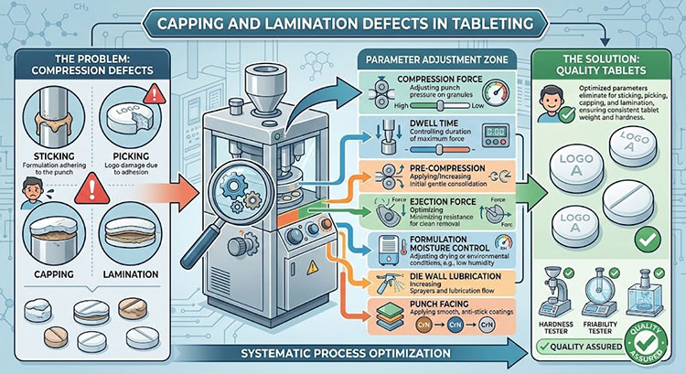 Capping and lamination defects