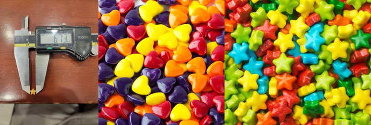 Custom tablet press for confectionery