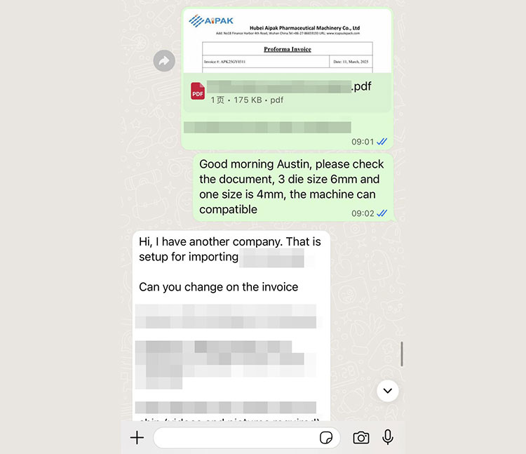 Custom tablet press results