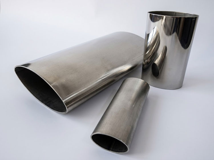 Oval aluminum tube