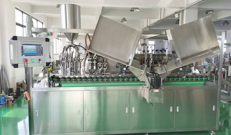 Two tube filling machines