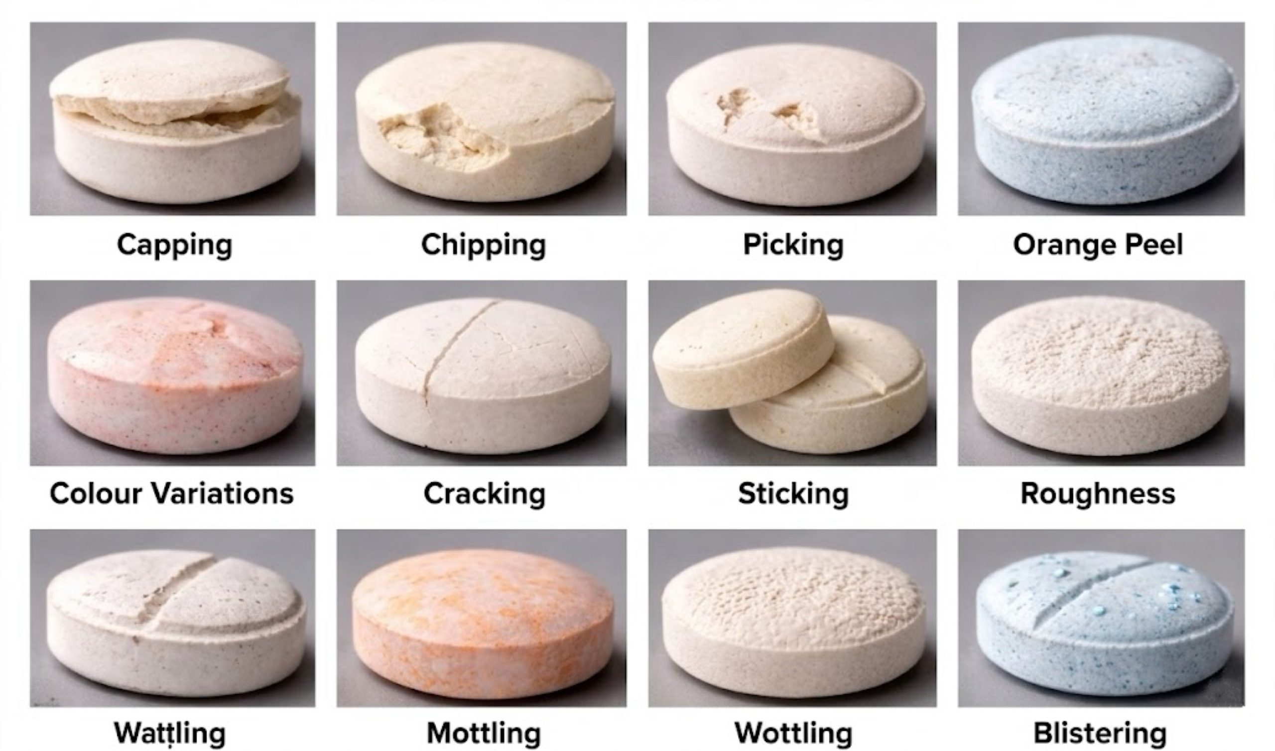 sticking and picking defects