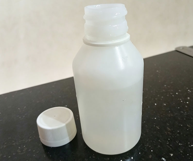 100ml bottle with only outer cap