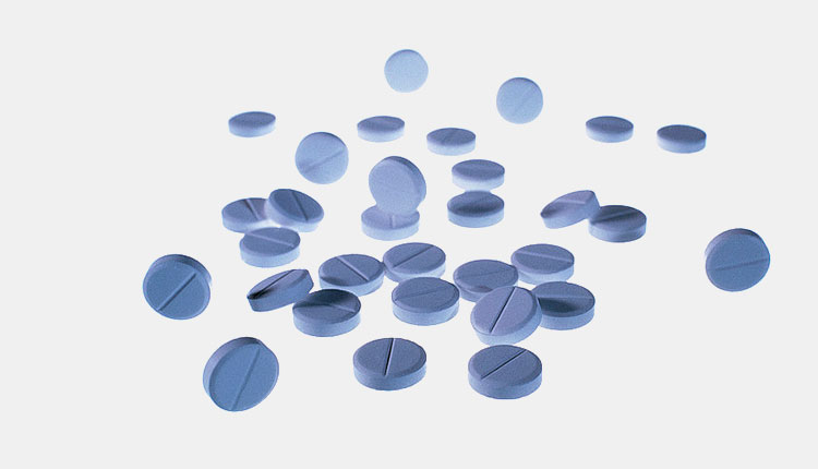 Anti stick coating for tableting
