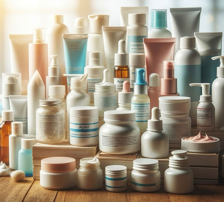 Application of creams in cosmetics and pharma