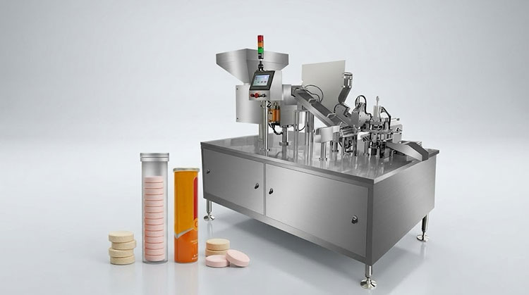Effervescent tablet packaging machine